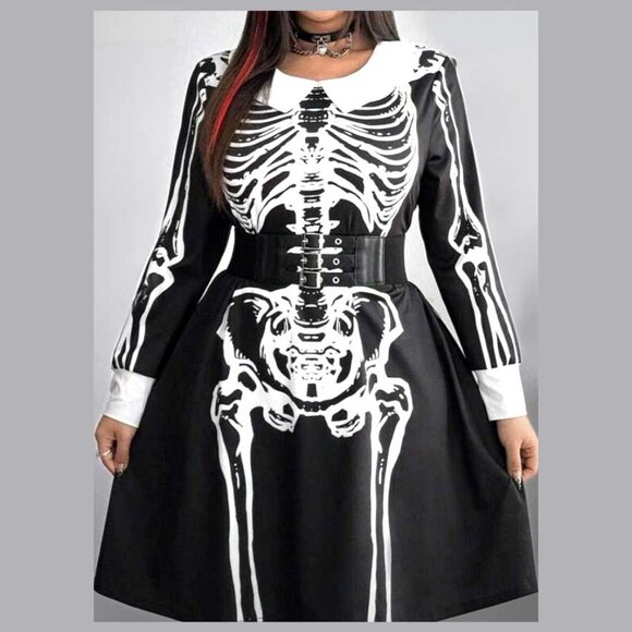 Halloween cute Skeleton dress - Picture 1 of 5